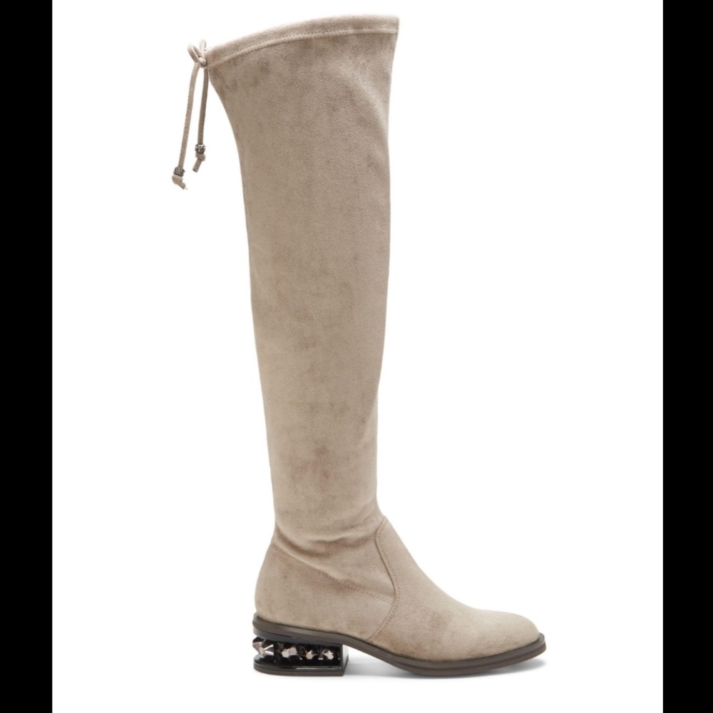 Vince Camuto Avaran Studded Heel Boots Sz 8 NWOT